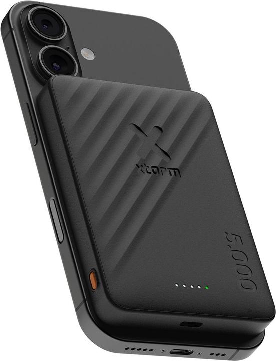 Image du produit Xtorm 5000mAh Wireless Powerbank Go2 Charcoal Black (5000 mAh, 15 W)