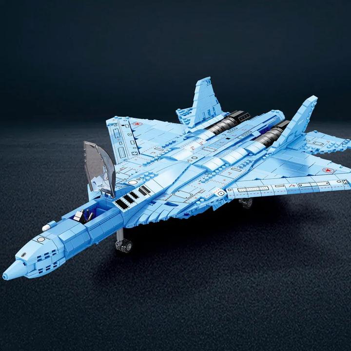 Actual product image ReoBrix SU 57 Sukhoi SU57 Update Version 2024 - SU-57 Sukhoi New Version