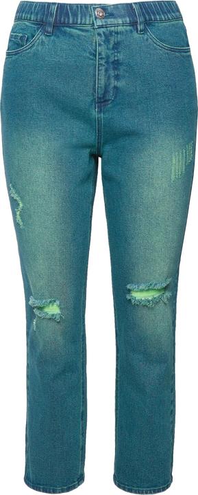 Produktbild Studio Untold Mom-Jeans, Wide Legs, Neon destroyed, 5-Pocket (50)