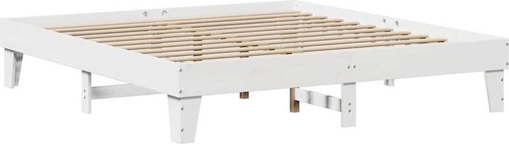 Produktbild vidaXL Bett mit Regal (200 x 200 cm)