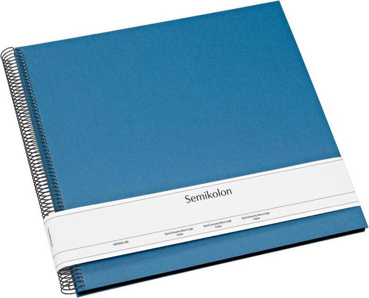 Actual product image Semikolon Photo album 34.5 x 33.2 cm Blue, 50 black (33.20 x 34.50 cm)
