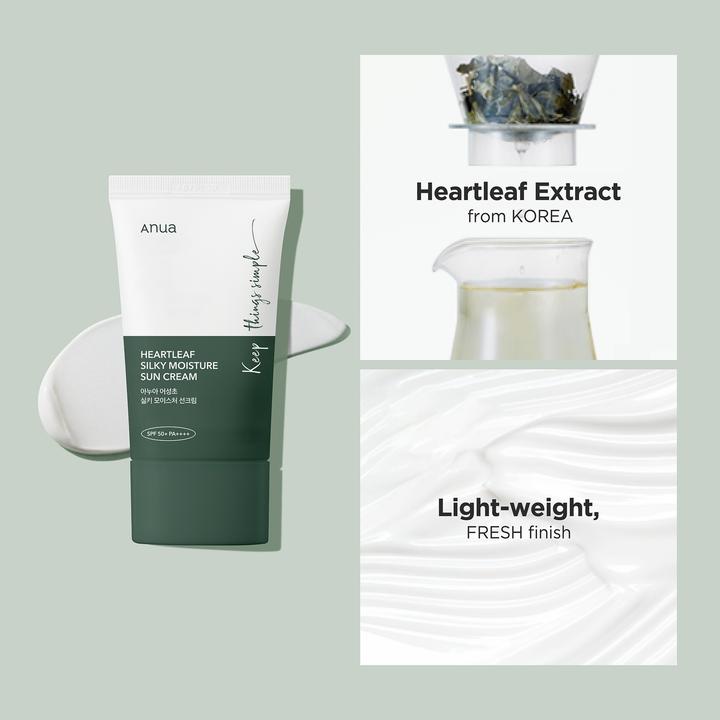 Actual product image Anua Heartleaf (Suntan cream, SPF 50+, 50 ml, 50 g)