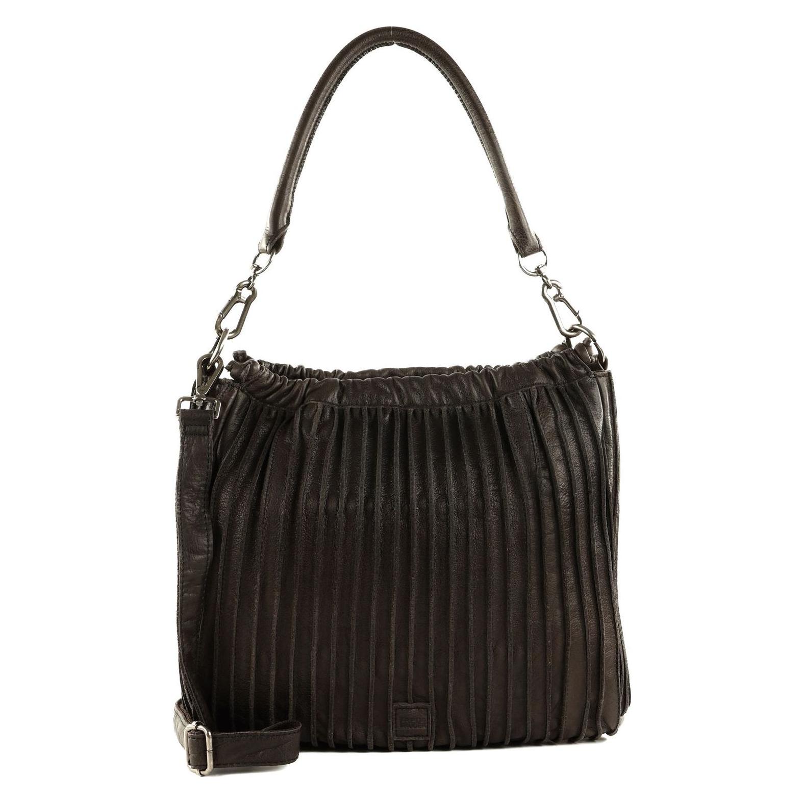 FredsBruder, Damen, Handtasche, Say Hello Midi Hobo Bag, Braun