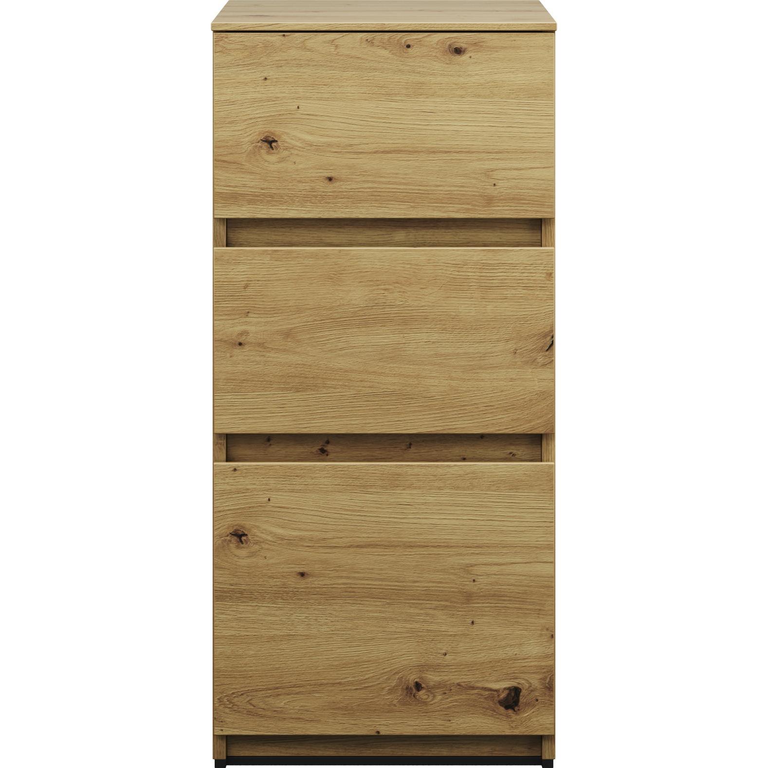 burgbad, Badezimmerschrank, Lin20 Unterschrank, 3 Auszüge in der Tiefe 487, 400x487x870mm, USIV040