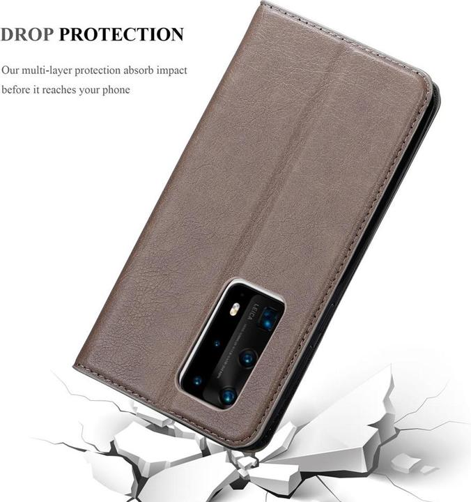 Produktbild Cadorabo Book Invisible Magnet Cover (Huawei P40 Pro+)