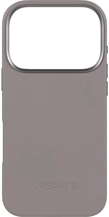 Urbany's MagSafe Backcover aus veganem Leder Taupe (Apple iPhone 17 Pro)