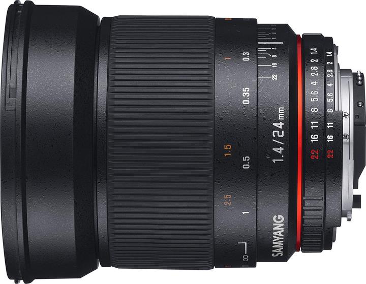Produktbild Samyang 24mm f/1.4 ED AS IF UMC - Canon EF (Canon EF, Vollformat, Micro Four Thirds, APS-C / DX)