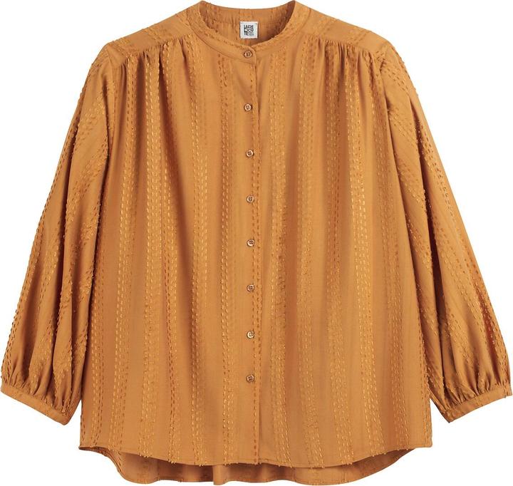 Image du produit La Redoute Collections Blouse à col montant et manches ballon Signature SUSAN (XL)