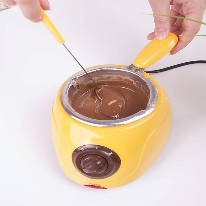 Actual product image Zerodis Chocolate Melting Pot, Yellow