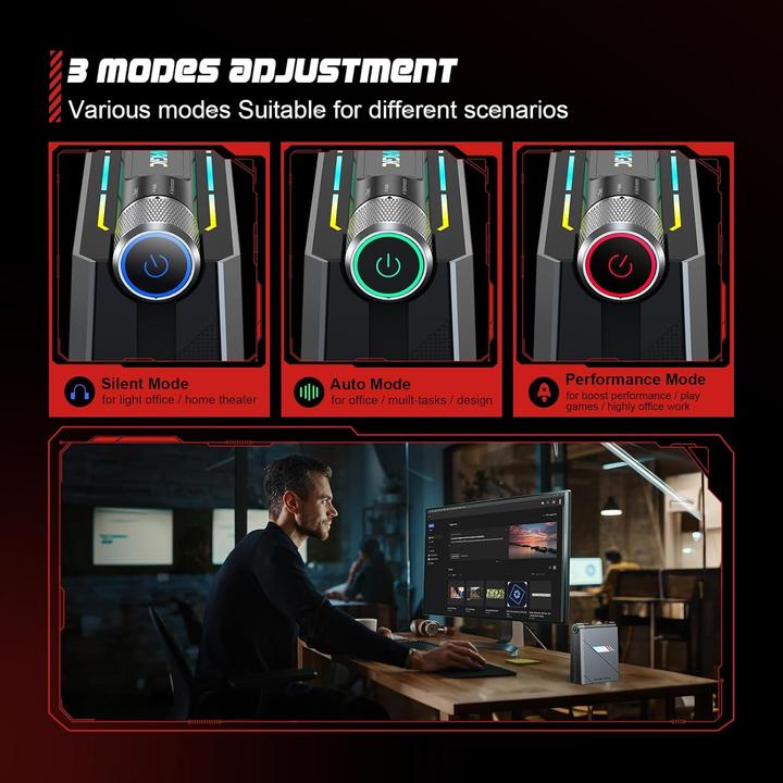 Image du produit AceMagic AD08 Mini PC (512 Go, 16 Go, Intel Core i7-11700B)