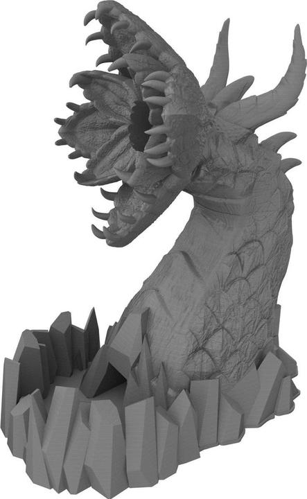 Produktbild Feldherr Fates End Würfelturm Moonworm grau 3D-gedruckt, modular (Kunststoff)