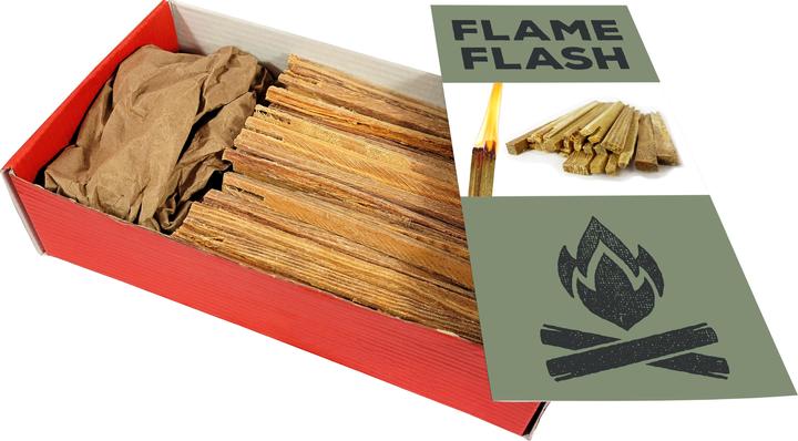 Image du produit Swissinno Allume-Feu en bois naturel FLAME FLASH - efficace - non toxique - odeur agréable. 500g