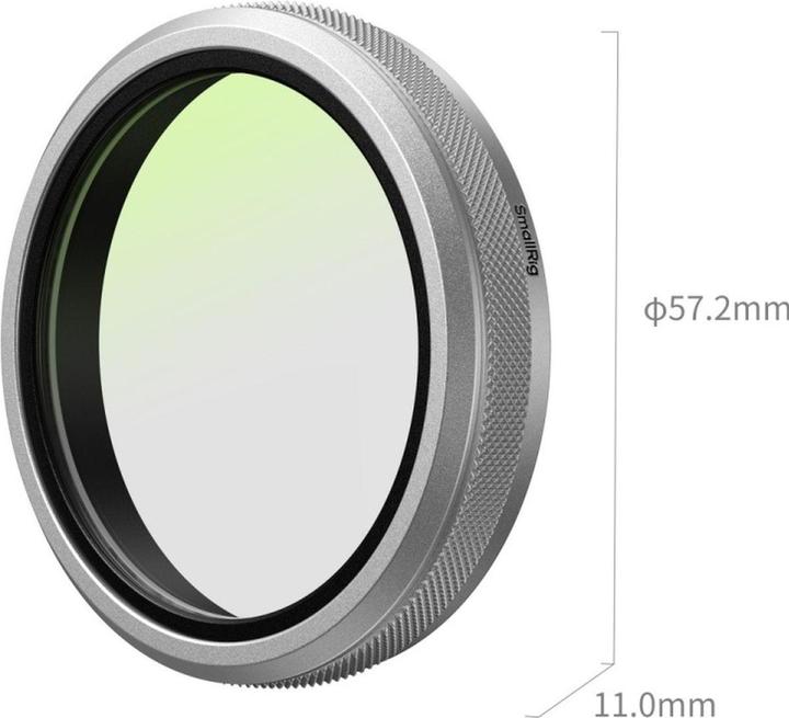 Actual product image SmallRig 5853 UV Filter for FUJIFILM X100VI / X100V (Silver) (49 mm, UV filter)