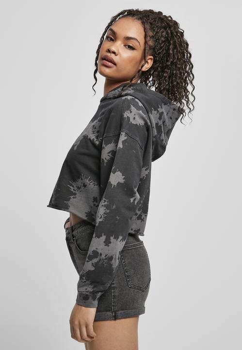 Immagine prodotto Urban Classics Felpa con cappuccio corta oversize da donna, sbiancata (3XL)