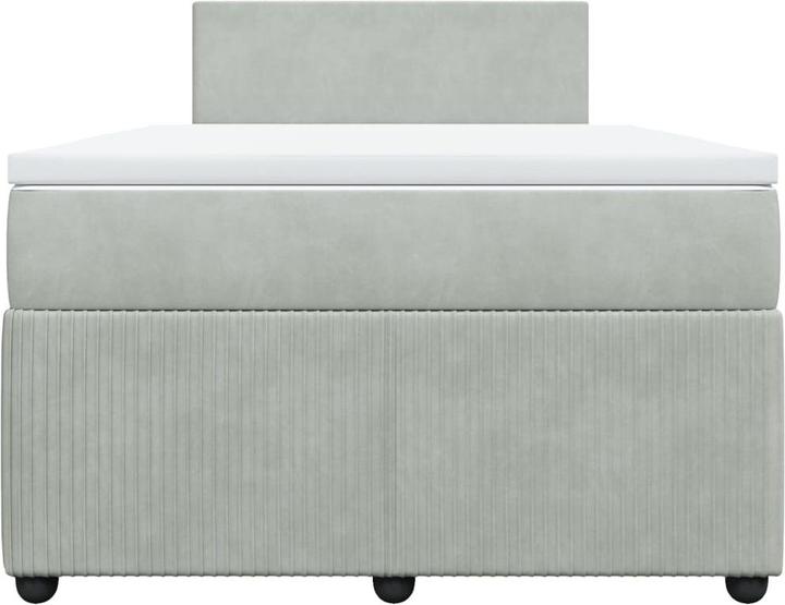 Produktbild VidaXL Bo x springbett mit Matratze 120 x 200 cm Samt (120 x 200 cm)