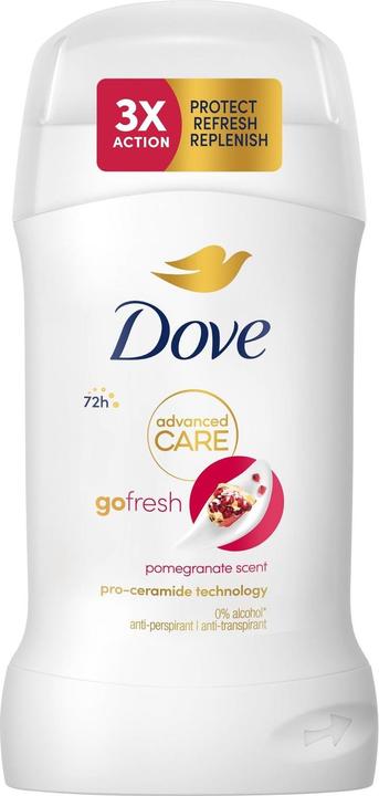 Produktbild Dove Solid Antiperspirant Go Fresh Pomegranate - 50 Ml (50 ml)