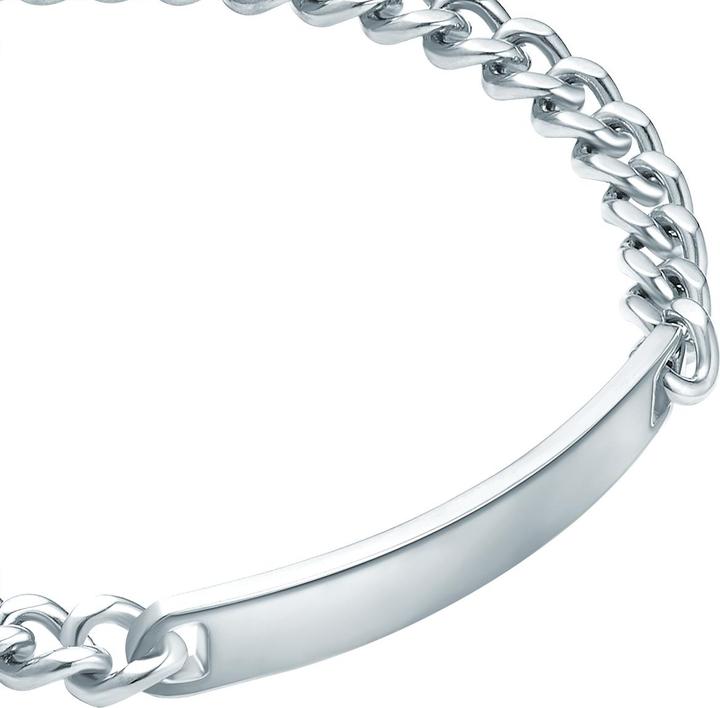 Produktbild True Rebels Herren Edelstahl Silber - 34144 (21 cm, Edelstahl)