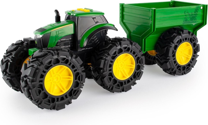 John Deere Trattore con rimorchio
