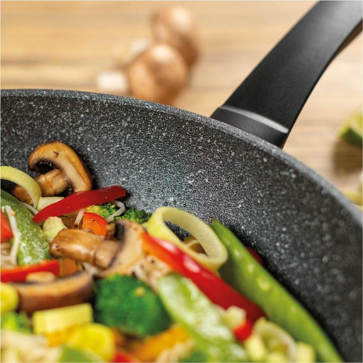 Productafbeelding Kuhn Rikon EASY INDUCTION MARBLE Wok Ø 28 cm (28 cm, Wokpan, Aluminium)