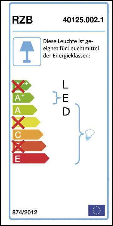 Produktbild RZB Röhrenleuchte (1100 lm, E14)