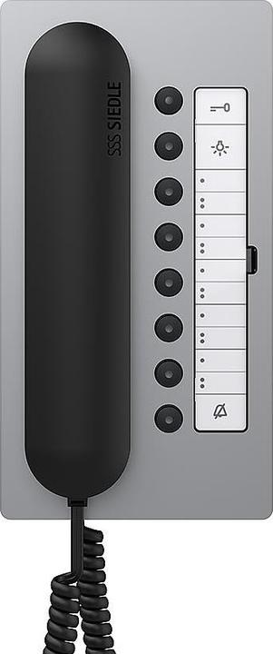 Actual product image Siedle S. & Soehne Comfort bus telephone aluminium/black BTC 850-02 A/