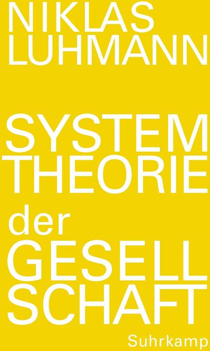 Produktbild Systemtheorie der Gesellschaft (Deutsch, Niklas Luhmann, 2017)