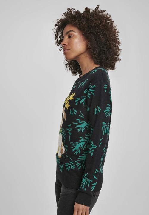 Produktbild Urban Classics Ladies Pug Christmas Sweater (XL)