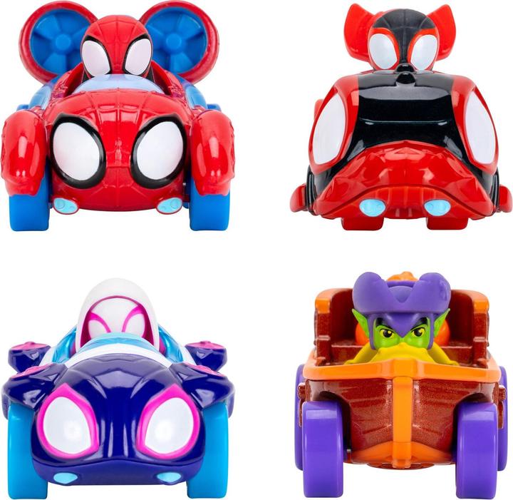 Actual product image Disney Spidey - Amazing Metals Car 4 Pack (SNF0378)