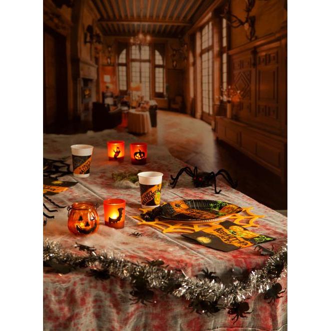 Thumbnail - MICA Living Teelichtglas - Kürbis - ca. 7,5 x 7,5 cm