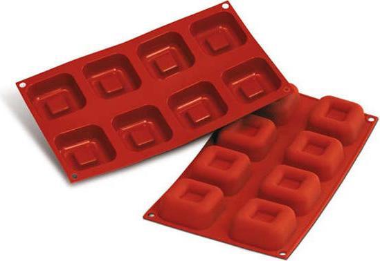 Produktbild Silikomart Silikonbackform SQUARE SAVARIN SF082