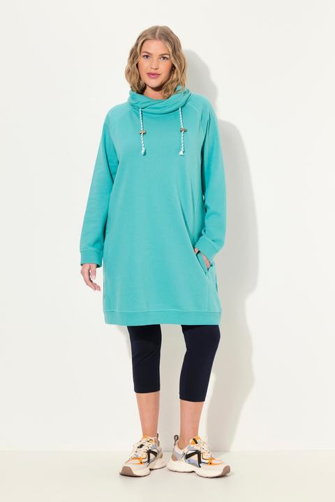 Produktbild Ulla Popken Sweatkleid, Stehkragen, Langarm, Taschen (54)