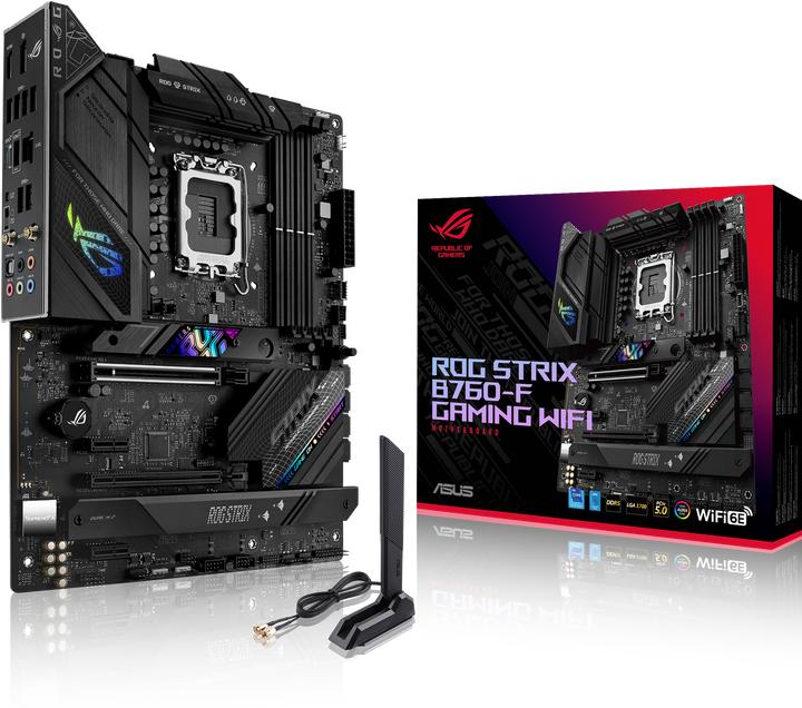 Produktbild ASUS ROG STRIX B760-F Gaming WIFI (LGA 1700, Intel B760, ATX)