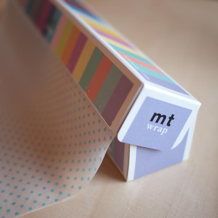 Image du produit MT Masking Tape Masking Tape Washi Wrap papier de bricolage points bleu clair