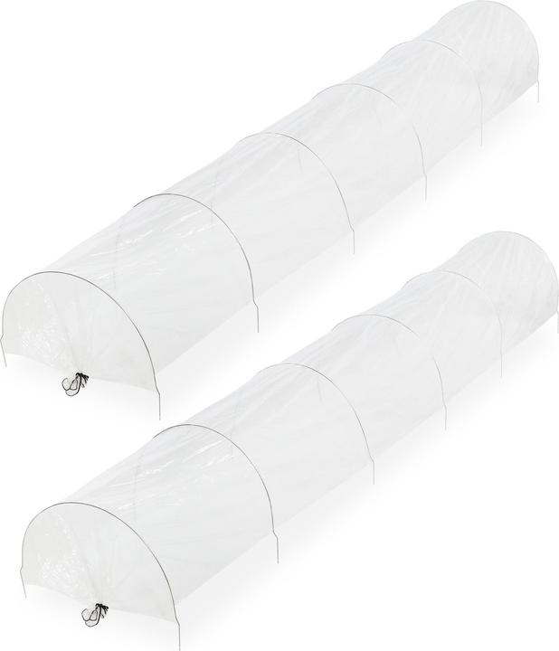 Produktbild Relaxdays 2x Folientunnel