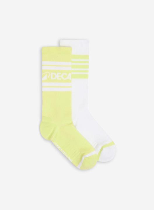 Produktbild Decathlon Socken Mid 2er-Pack - gelb/weiss (39, 42)