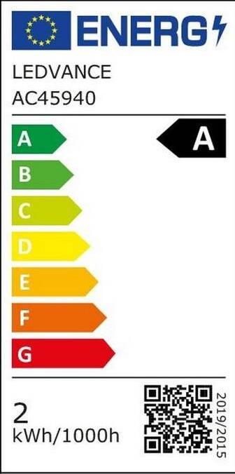 Energie-Label Osram Reflektorlampe (GU10, 2 W, 360 lm, 1 x, A)