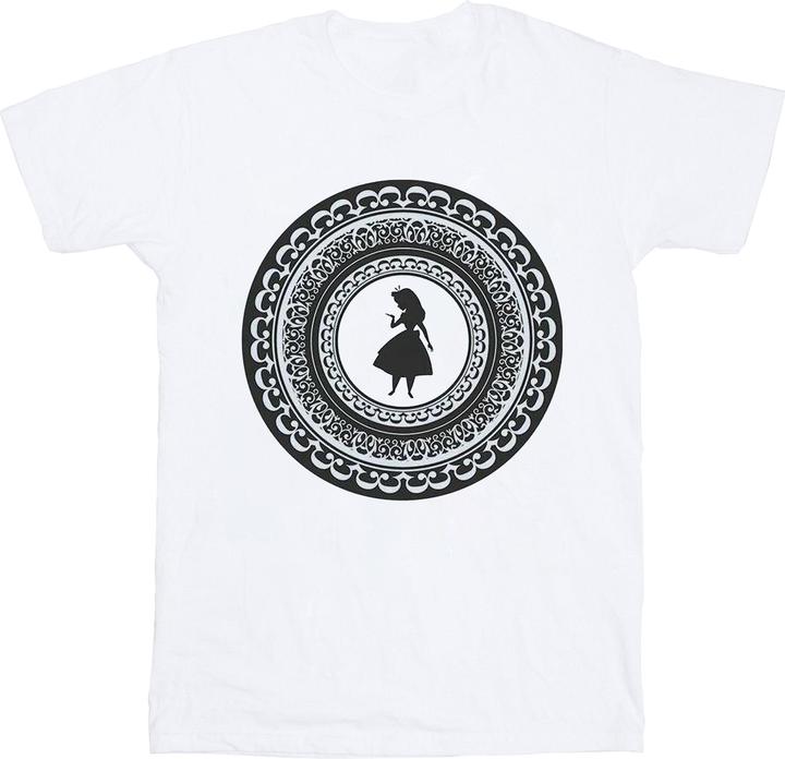 Produktbild Disney Mädchen Alice im Wunderland Kreis TShirt aus Baumwolle (128)