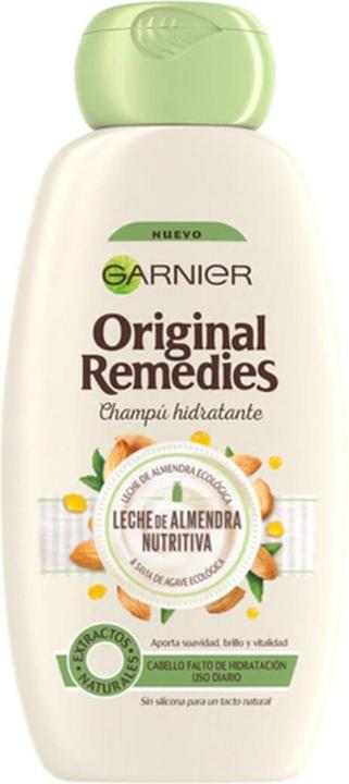 Image du produit Garnier ORIGINAL REMEDIES champú leche almendras 300 ml (300 ml, Shampoing liquide)