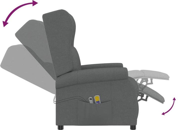 Actual product image vidaXL Elektrischer Massagestuhl