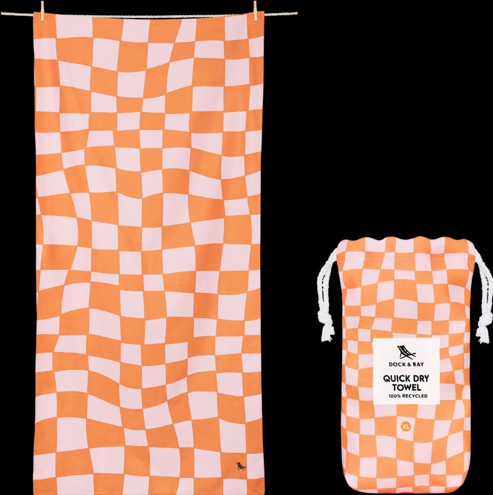 Produktbild Dock & Bay Strandtuch Groovy Check (90 x 200 cm)