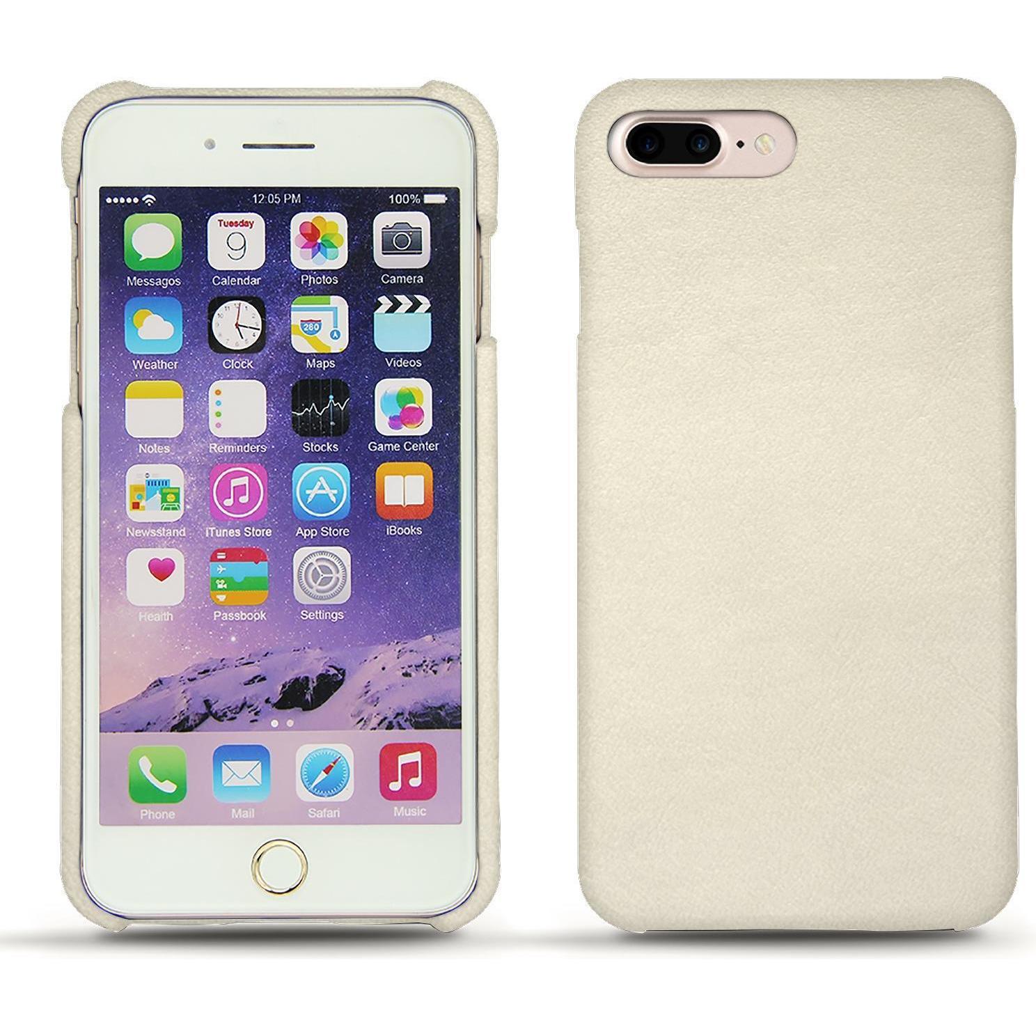 Noreve Lederschutzhülle (Apple iPhone 7 Plus), Smartphone Hülle, Weiss