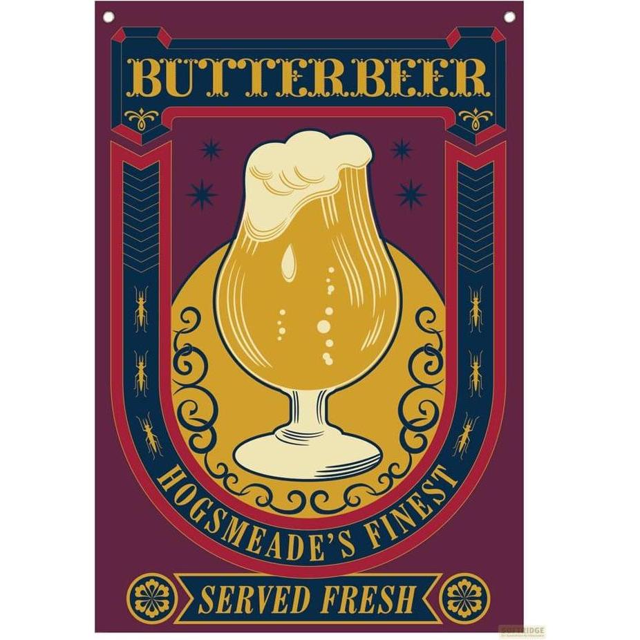 Fanattik, Wanddeko, Harry Potter Wandbehang Butterbeer 125 x 85 cm (125 x 85 cm)