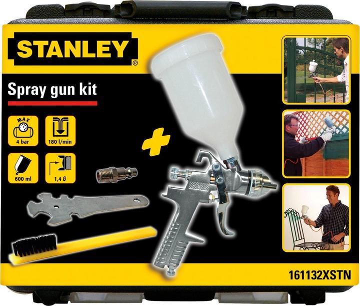 Actual product image Stanley Gravity spray gun kit 161132X
