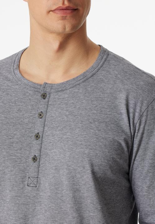 Produktbild Schiesser langer Herren Pyjama / Schlafanzug mit Knopfleiste (60)