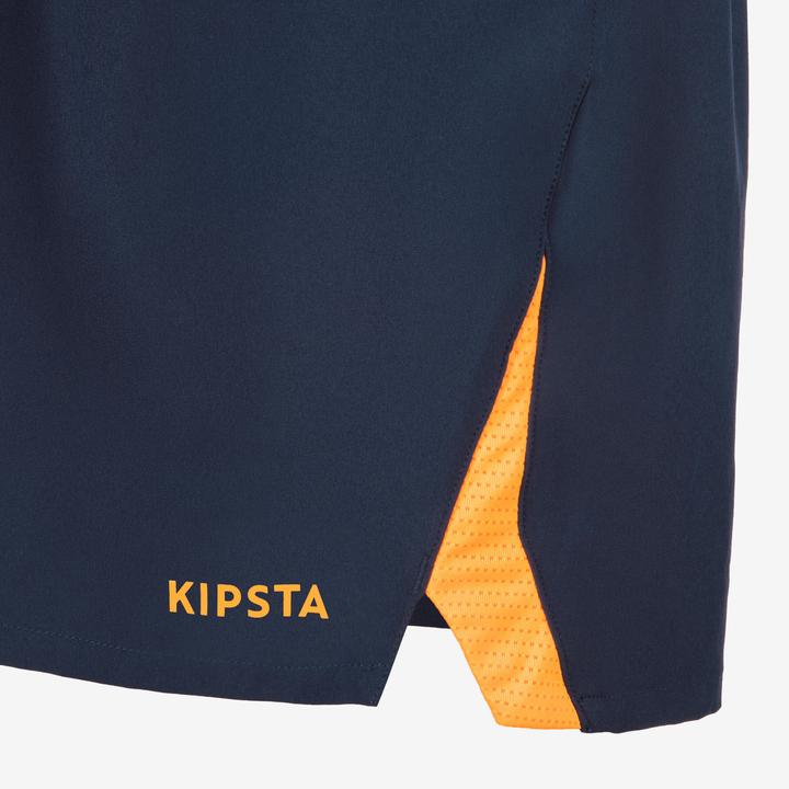 Produktbild Kipsta Damen/Herren Fussball Shorts - CLR marineblau/orange (XXL)