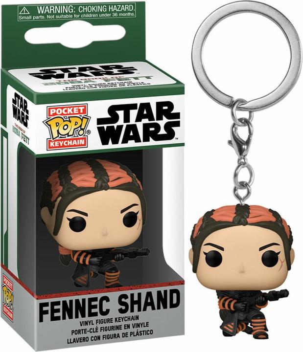 Actual product image Funko Portachiavi Pop! Book of Boba Fett : Fennec Shand
