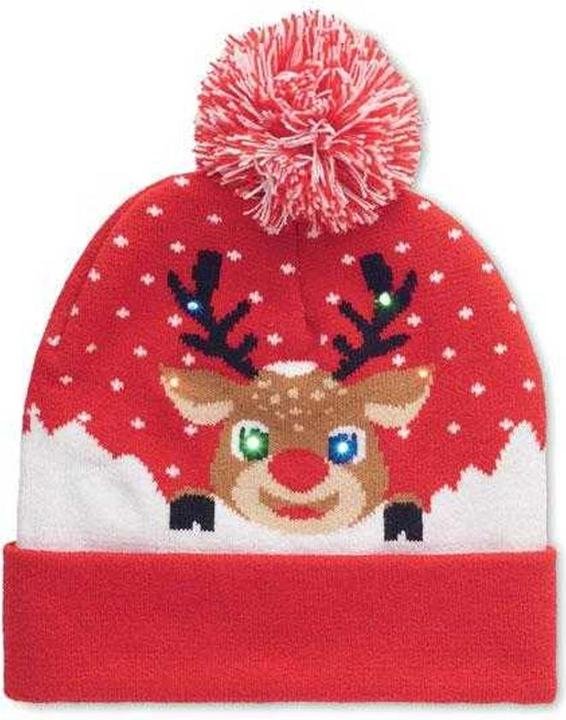 Actual product image MidOcean Shimas Light LED Knitted Christmas Beanie (One size)