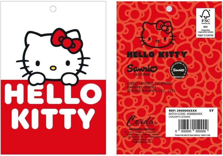 Actual product image Hello Kitty Bekleidungs-Set Rosa (164)