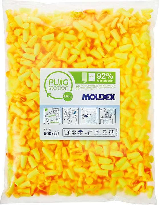 Productafbeelding Moldex Gehörschutzstöpsel - MelLows PS 500 Paar - Nachfüllpackung (1000 x)