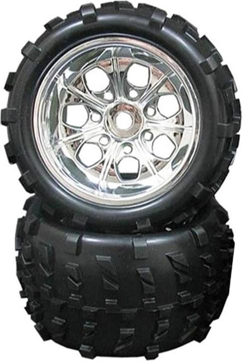 Produktbild Amewi Wheel Set 1:8 MT817 Chrom